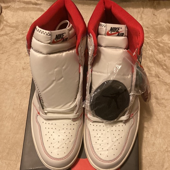 Jordan 1 Retro High Phantom Gym Red - Picture 2 of 7
